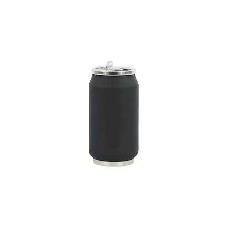 Canette Isotherme 280 ml en Inox noir - YOKO DESIGN