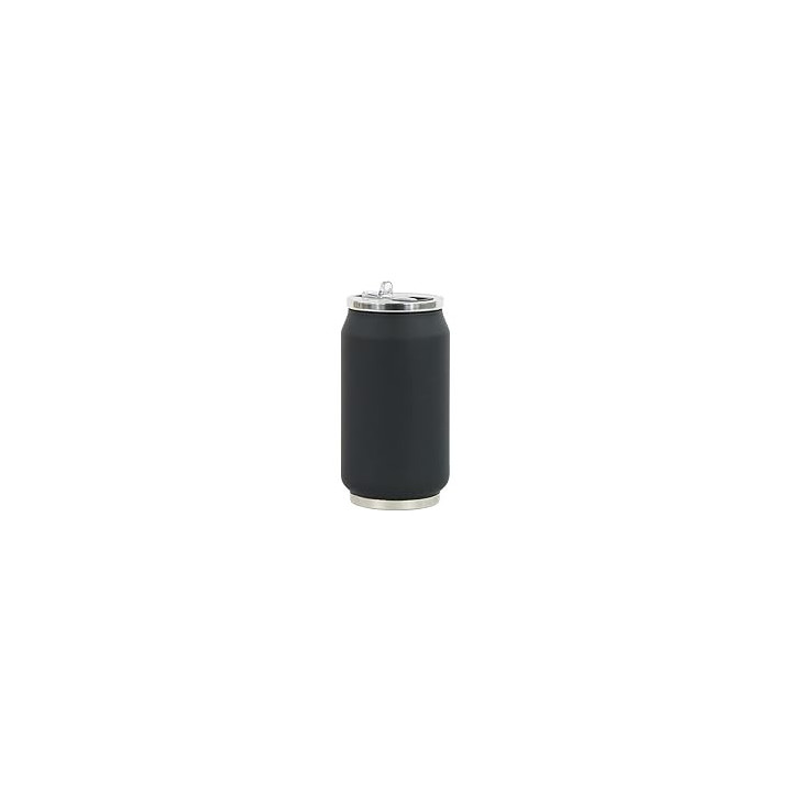 Canette Isotherme 280 ml en Inox noir - YOKO DESIGN