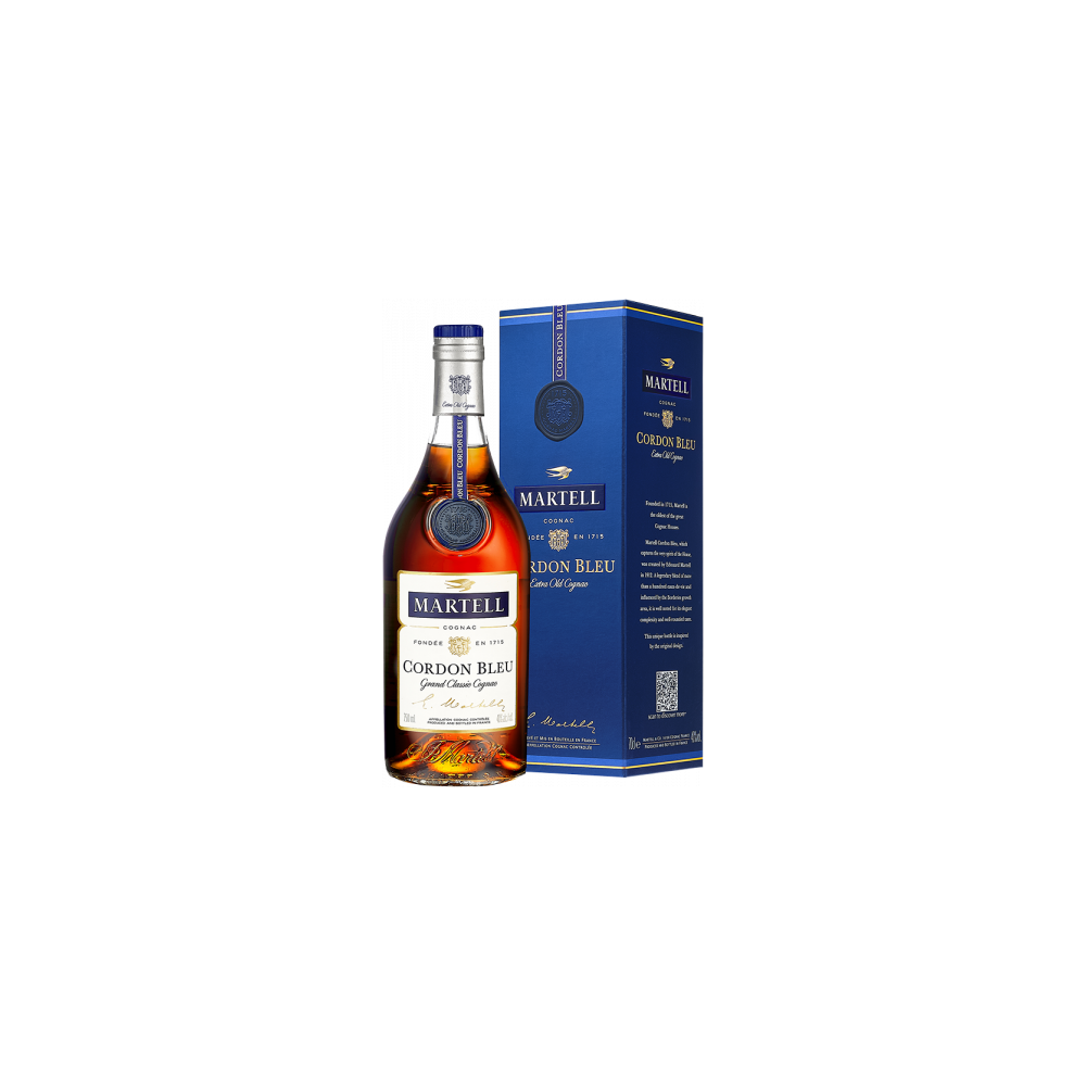 Cognac Martell Cordon Bleu - en Etui 70 cl 43%
