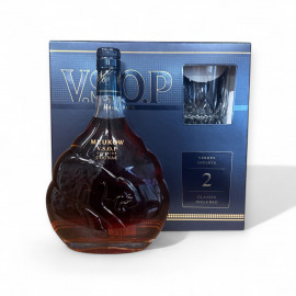 Coffret Meukow V.S.O.P Superior Cognac + 2 verres 40% Vol. 70cl