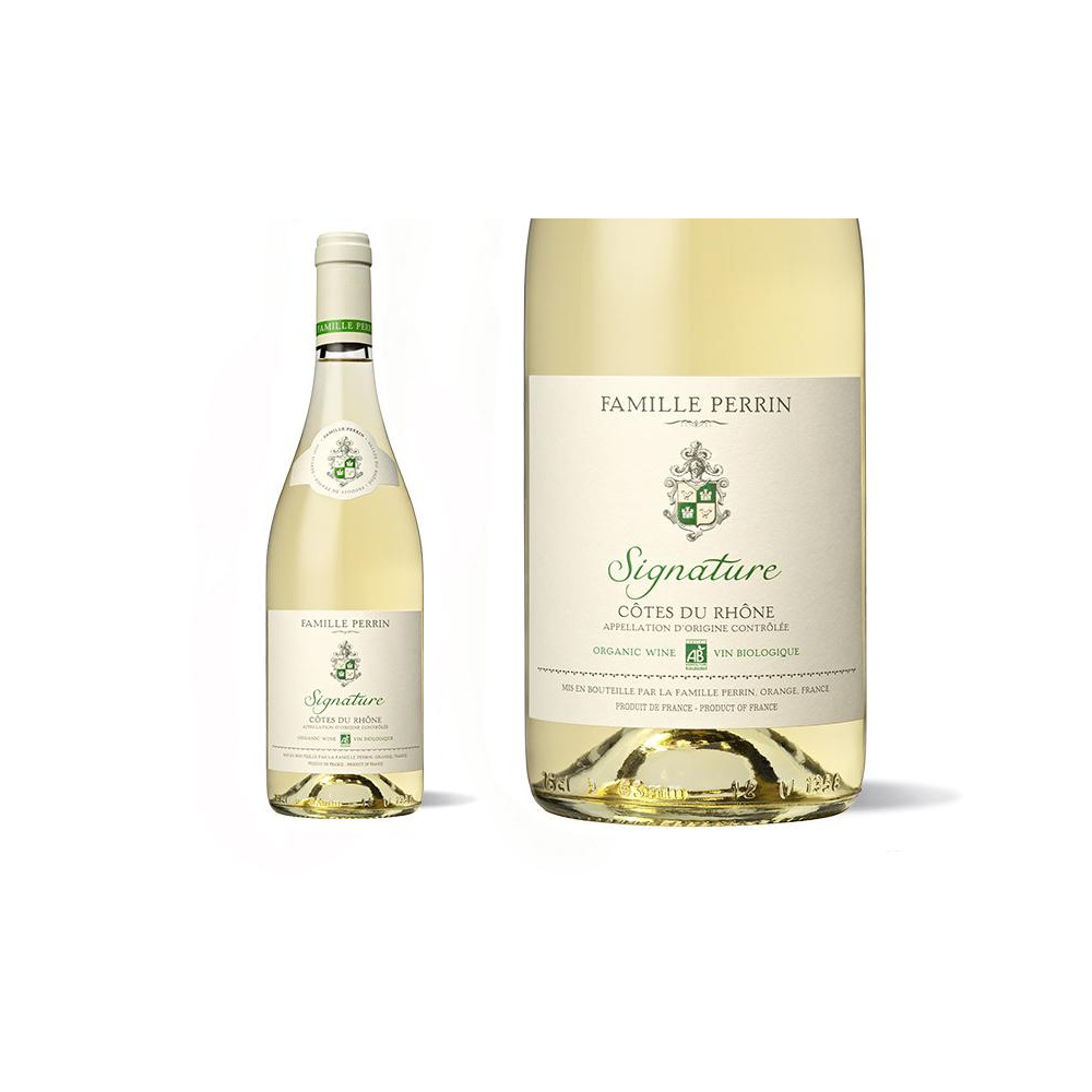 Côte du Rhône Blanc 2024 BIO Signature  - Famille PERRIN