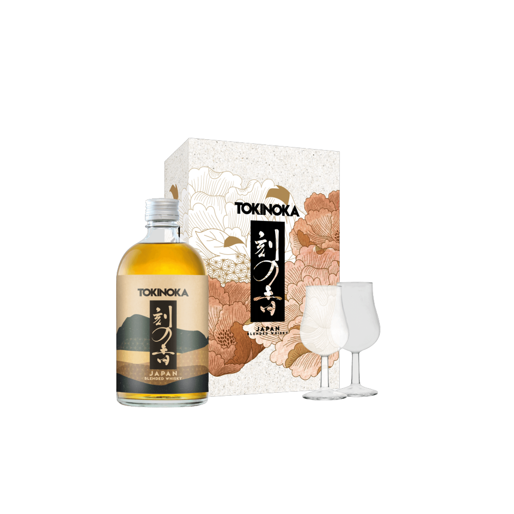 Coffret TOKINOKA Whisky Blend 50cl + 2 verres - Japon