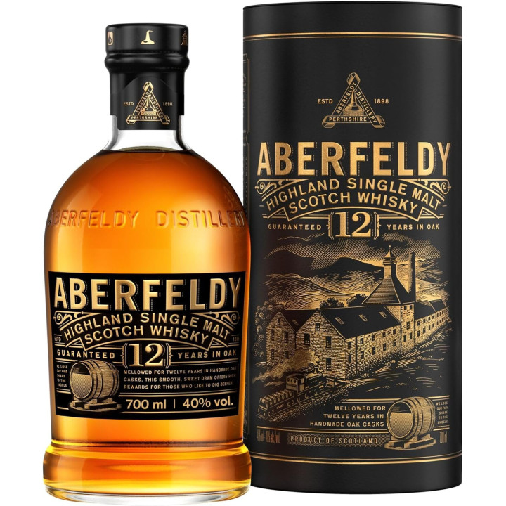 ABERFELDY 12 ans  Single Malt Whisky - Ecosse 70cl 40°