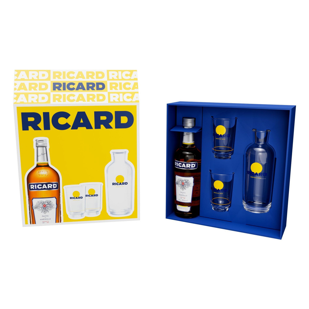 Coffret RICARD 2 verres + 1 carafe - Edition Spéciale LEHANNEUR