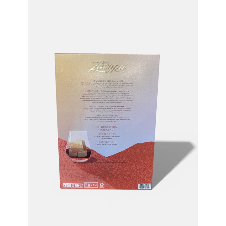 ZACAPA Edicion SOLERA Rhum Coffret + 2 VERRES Guatemala - 70cl -Le Verre Canaille.com