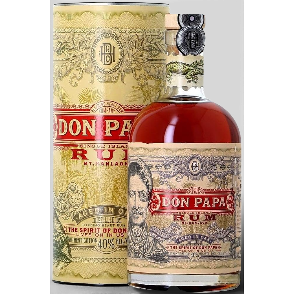 Rhum Don Papa 7 ans sous étui 40° 70cl - Philipines