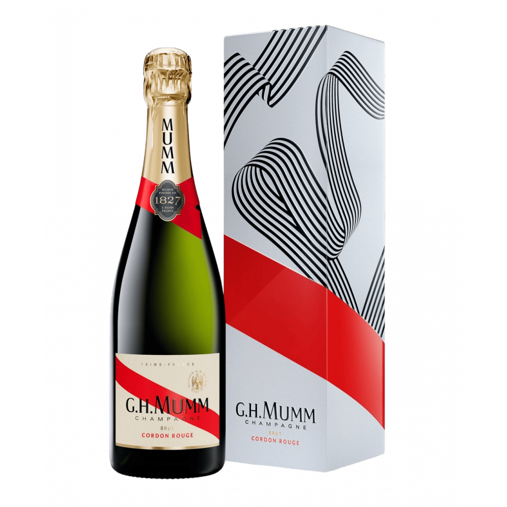 waka　G.H. Mumm Brut 750ml 6本 Champagne Mumm - Cordon Rouge Brut sous etui - 75cl - Le Verre