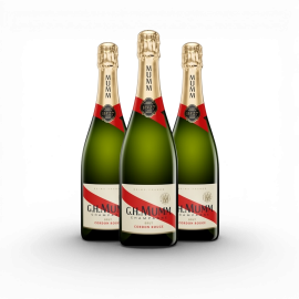 Champagne Cordon Rouge Brut - GH MUMM par 3x75cl