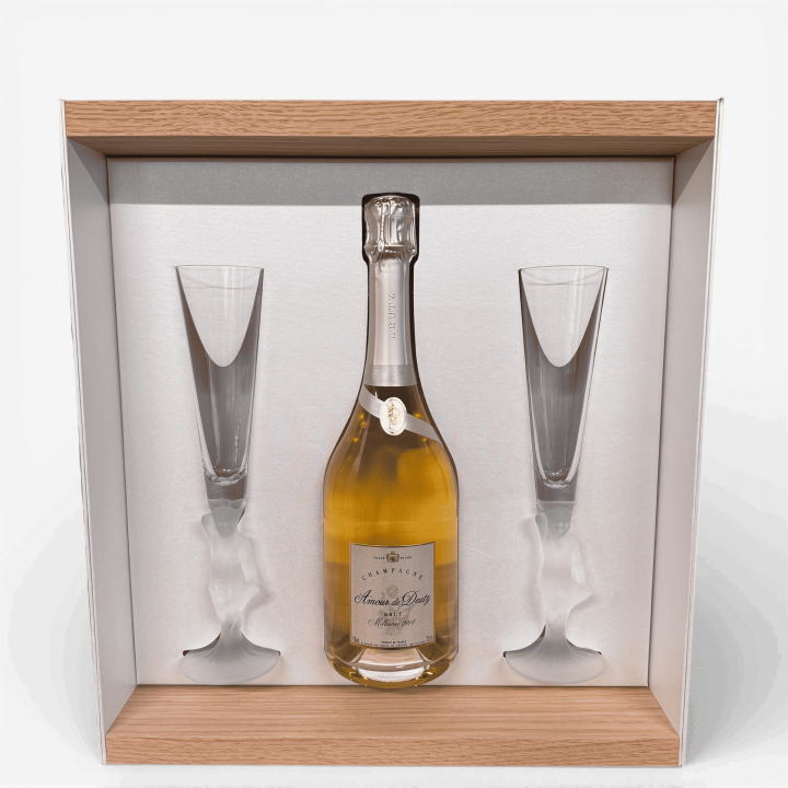 AMOUR DE DEUTZ 2014 Coffret 2 flûtes  - Champagne DEUTZ