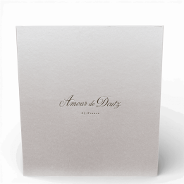 AMOUR DE DEUTZ 2014 Coffret 2 flûtes  - Champagne DEUTZ