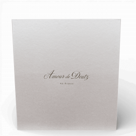 AMOUR DE DEUTZ 2014 Coffret 2 flûtes  - Champagne DEUTZ