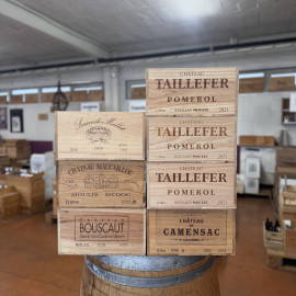 Caisses Bois 12 bouteilles VIDE - 10€ la pièce.