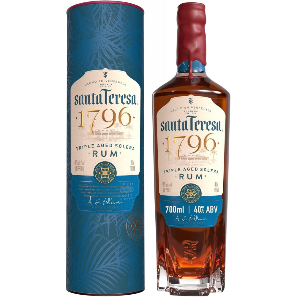 Santa Teresa 1796 Triple Aged Solera Rum, 40 % vol., 70 cl