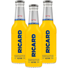 Ricard Bouteille 4.5%, Pack de 3x 20cl