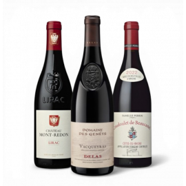 Cave Côte du Rhône  COUDOULET de Beaucastel 16€ - VACQUEYRAS DELAS   LIRAC  12