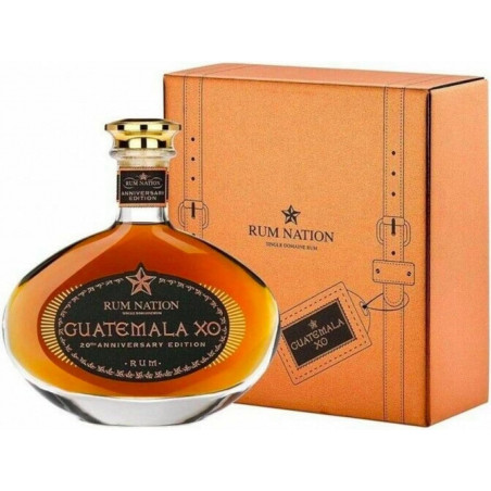 RUM NATION - Rhum Vieux Ambré - XO 20th Anniversary Decanter - Guatemala