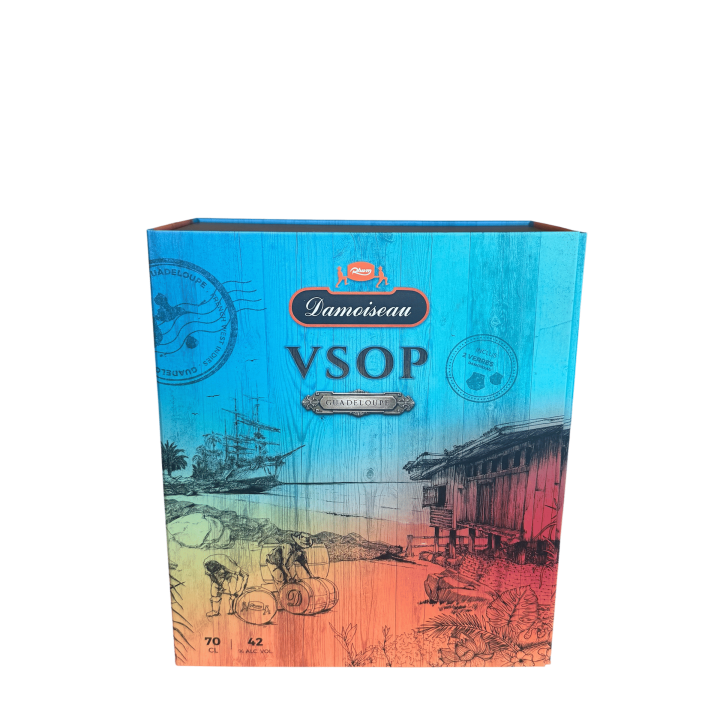 Coffret Damoiseau VSOP 2 verres -42° 70cl