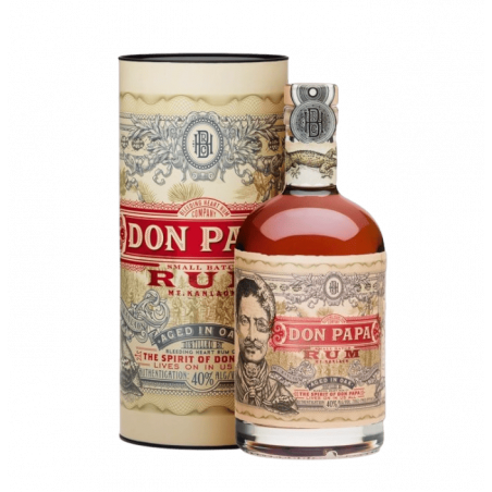 Rhum Don Papa 7 ans sous étui 40° 70cl - Philipines
