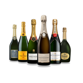 Cave découverte 6 bouteilles de champagnes Grandes Maisons